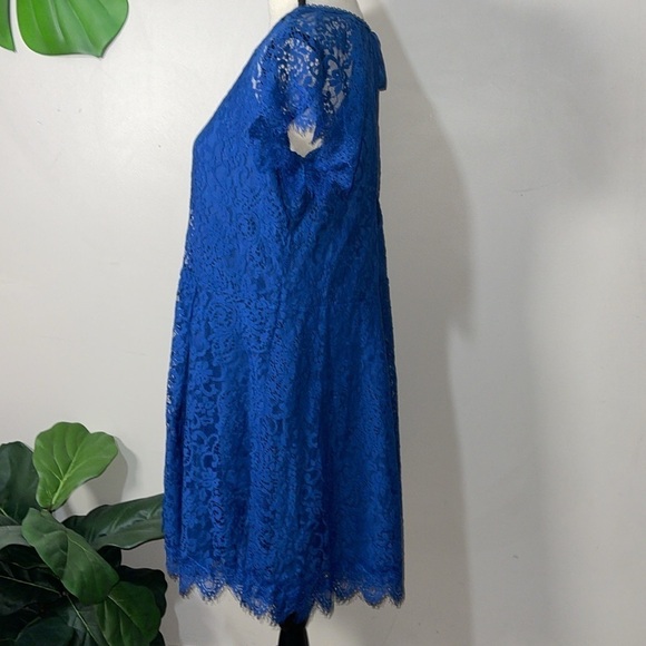 Free People Stardust Lace Dress in Blue Sz. Small - Picture 9 of 13